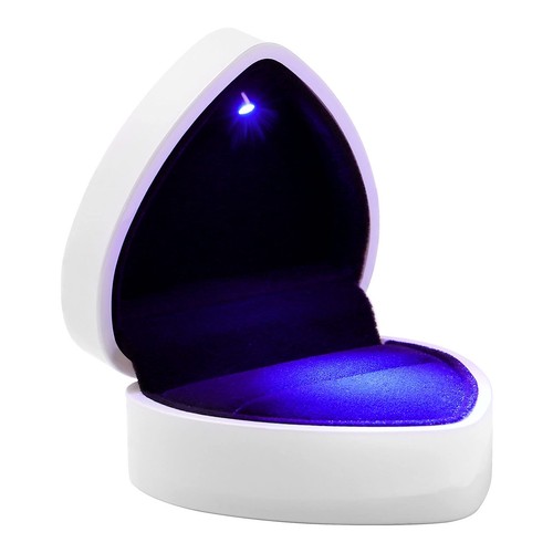 Herzform ringschatulle mit led - herzform,