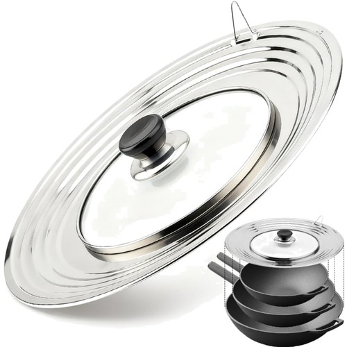 Pfannendeckel glas edelstahl - pfannendeckel,