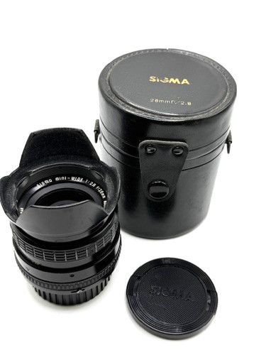 Sigma mini wide 28mm 8 - sigma, f2.8