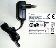 5 V & 800 mA Netzteil Ladekabel Ladegerät für den Carrera Rasierer 16113012 NEU!