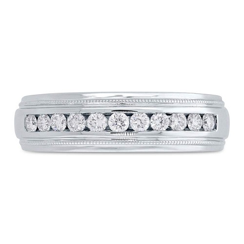 Herren 14k weißgold diamant - herren,