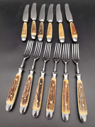 Jagd bzw steak besteck mit - jagd-,