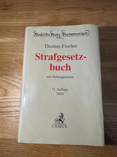 Fischer strafgesetzbuch stgb - strafgesetzbuch,