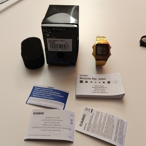 Casio armbanduhr 3294 gold - casio,