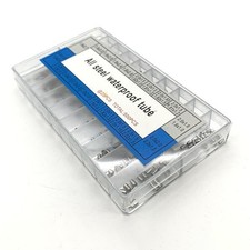 500x Edelstahl Uhrenkranz Röhren Set für Zubehör