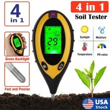 4 in 1 LCD Digital Soil PH