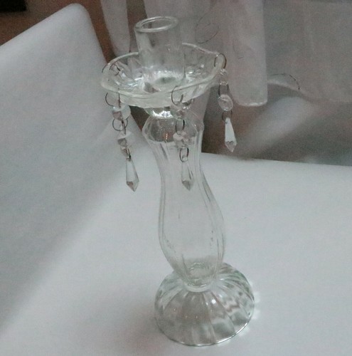Grosser glas kerzenständer - grosser, /