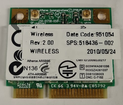 Atheros ar5b95 pcie - ar5b95, half