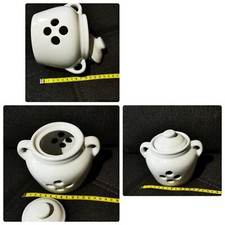 dekorativer Knoblauchtopf ✿ Knobi Aufbewahrung ✿ Porzellan