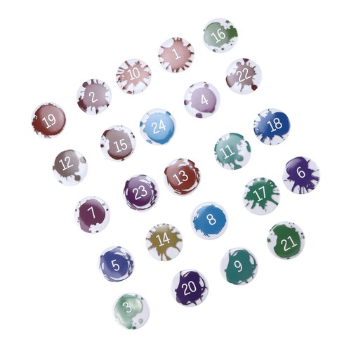 Glückszahl button pin - ge,