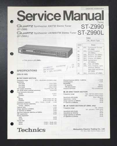 Original service manual für - service,