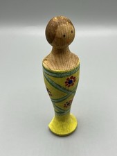 Antike Holz Puppe Fatschenkind