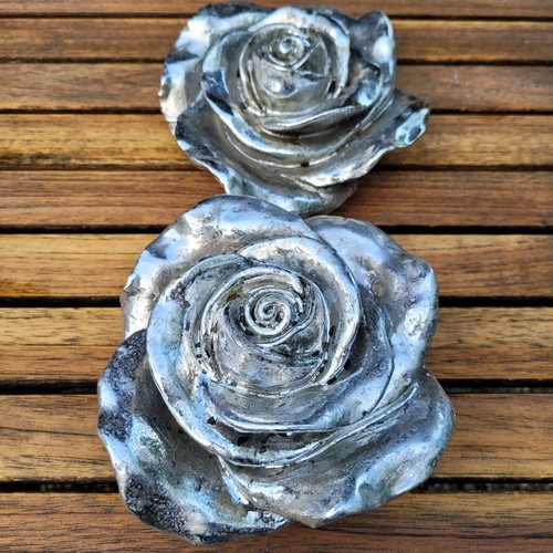 Xxl rosen rose silber - x,