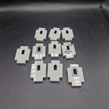 10x  Lego Mauerteil alt-hell grau Wand Panele Fenster Loch Burg 4163327 4444