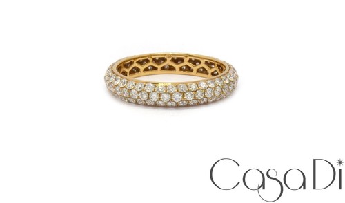 Pave memoire ring 95ct 117 - memoire, 1,95ct