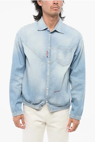 Dsquared2 jeansjacke hemd styl - jeansjacke,