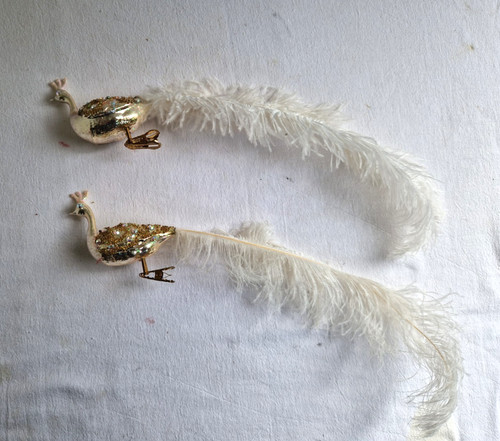 Christbaumschmuck pfau - christbaumschmuck,
