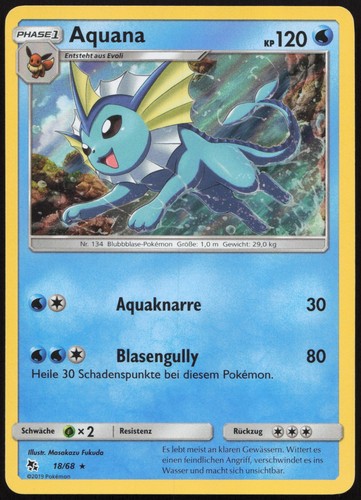 Pokémon aquana holo - pokémon,