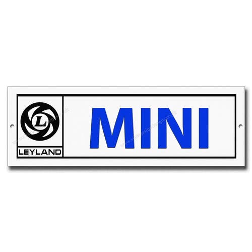 Leyland mini blechschild - mini,
