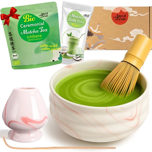 Matcha set mit - bio, tee