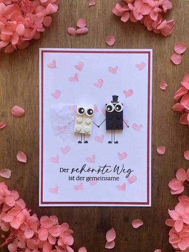 Hochzeitskarte mit brautpaar - hochzeitskarte,