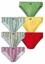 6 Herren Slips von H.I.S bunt