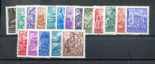 Ddr 1953 362 379 postfrisch - 362-379,