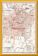 Liegnitz +original Stadtplan