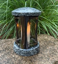 Grablaterne Grablampe Granit