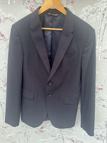 Zara herren blazer navy - zara,