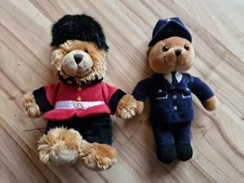 engl. Plüsch Figur Bobby Polizist blau  Beefeater rot britisch Keel Toys London