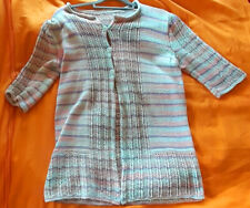 Strickjacke ,selbst gestrickt,Gr. 38/40,Baumwolle,gebraucht,Sehr guter Zust.