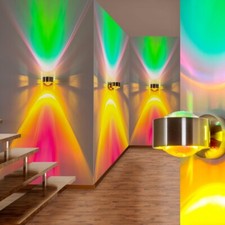 Wand Lampen Design Flur Strahler Wandleuchte Wohn Zimmer Leuchten grün magenta