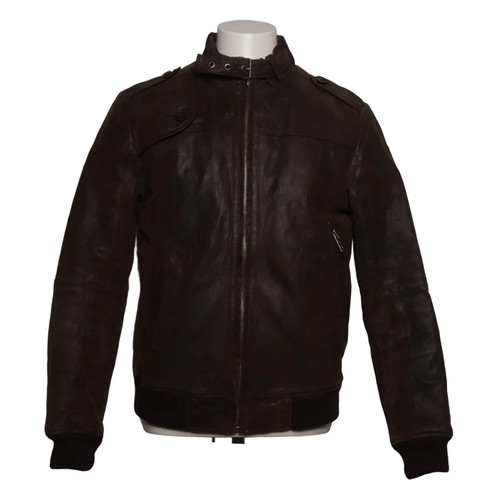 Solid lederjacke herren - !solid,,