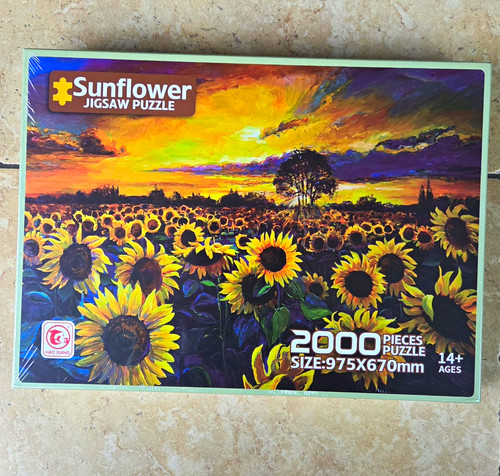 Sunflower puzzle - sunflower,
