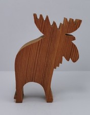 Elch Holzfigur Tierdeko