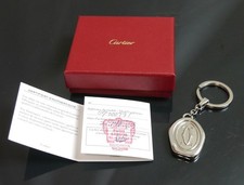 Original Cartier Schlüsselanhänger Wachssiegel Metallic #7195