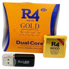 R4 Wood SDHC for 3DS 2DS DSi