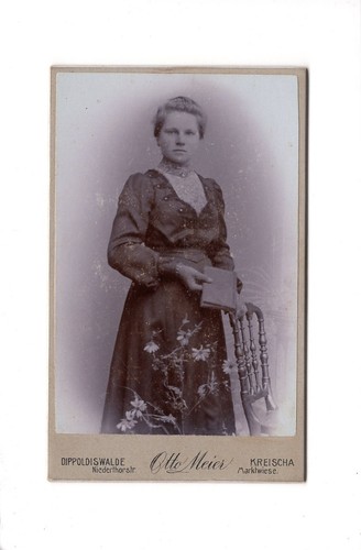 Cdv foto damenportrait - foto, /