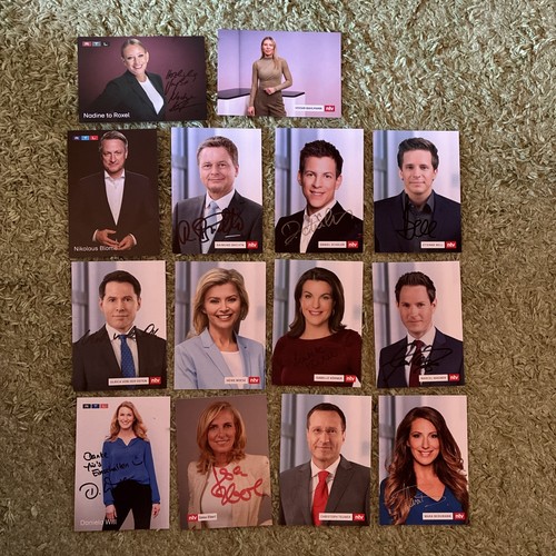 Autogrammkarten ntv rtl - autogrammkarten,