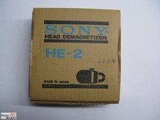 Sony Head Demagnetizer HE-2 - Made in Japan - 220V Entmagnetisiergerät - neu 
