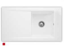 Villeroy & Boch Timeline 50 Stone White Keramik-Spüle Einbau inkl. HL