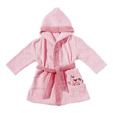 Egeria Baby Kleinkind Bademantel Pony rosa Gr. 104 Dusche Badewanne Baden - Neu