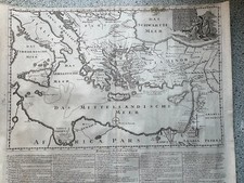 "Das Mittelmeer" Karte von