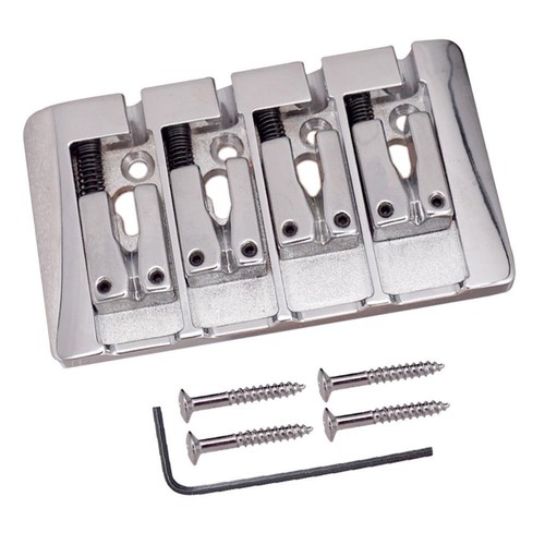 Silberner gitarrensattel - silberner,