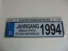 Albatros Namensschilder