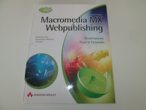 Macromedia webpublishing - macromedia, mx