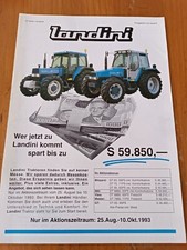 Brochure Landini 1993 Tractor