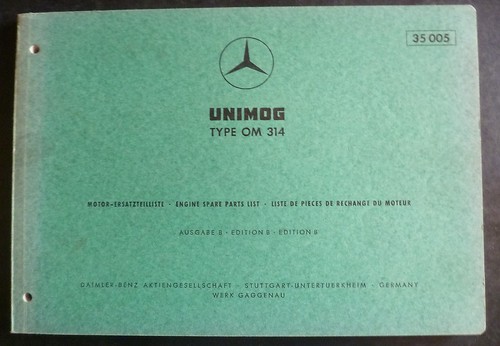 Mercedes unimog motoren 314 - mercedes,