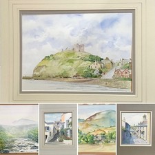 Original Aquarell Gemälde